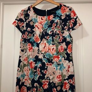 Fifth & Park Floral Cap Sleeve Dress Size 12
